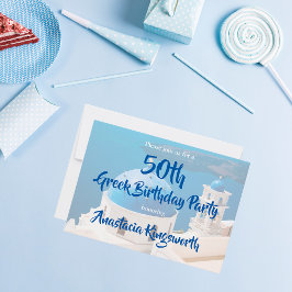 50e Griekse verjaardag Kaart