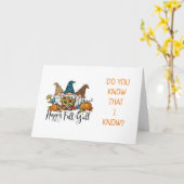 ***50e halve dag** COMICAL GNOME Card Kaart (Gele Bloem)