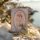 50e Hand Painted Drawn Eigenzinnig Leuk Lijst Verj Kaart