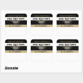 50e hereniging! Klasse hereniging naam sticker (Vel)