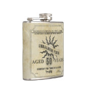 50e  Humor van de geboorte Heupfles (Rechts)