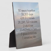 50e huwelijksfeest Jubileum Fotoplaat (Zijkant)