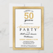 50e huwelijksfeest op Jubileum voor 50 jaar Kaart (Voorkant)