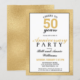 50e huwelijksfeest op Jubileum voor 50 jaar Kaart