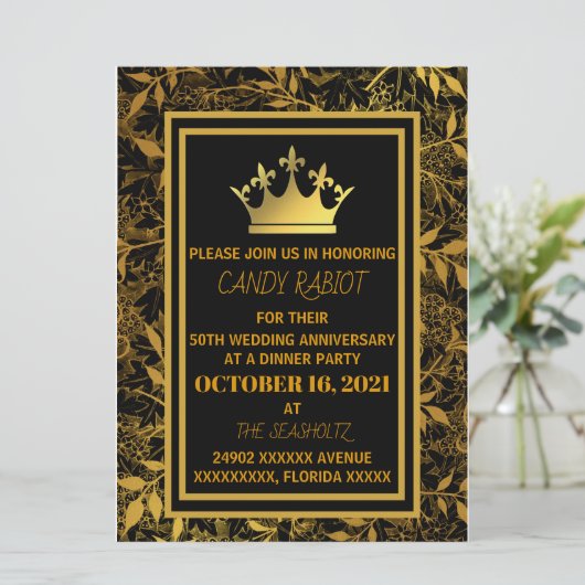 50e huwelijkshuwelijksdag (Staand voorkant)