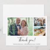 50e Huwelijksjubileum Fotocollage Liefde Dank Bedankkaart (Voorkant / Achterkant)