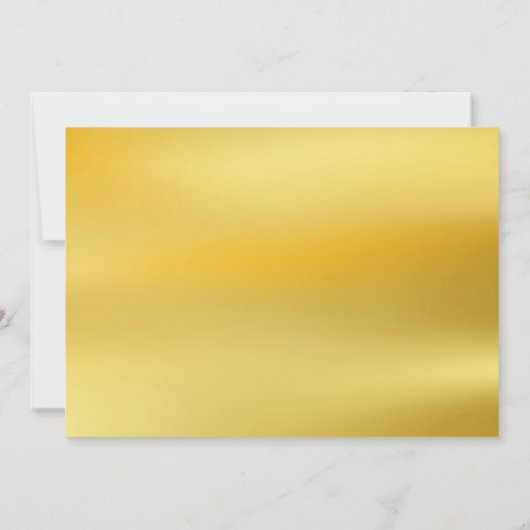 50e huwelijksjubileum groen goud folie foto save the date (Achterkant)