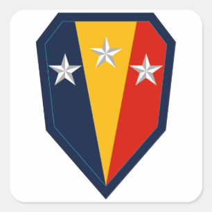 50e Infanteriebrigade Combat Team (BCT) Vierkante Sticker