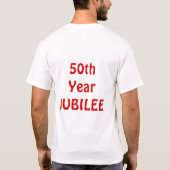 50e jaar JUBILEE T-shirt (Achterkant)
