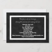 50e jaargang Klasse Reünie  schoolbord Kaart (Achterkant)