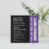 50e jaargang Paarse 2002 Kaart (Staand voorkant)