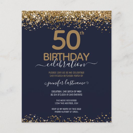 50e jaarlijkse uitnodiging tot het indienen van be (Voorkant)