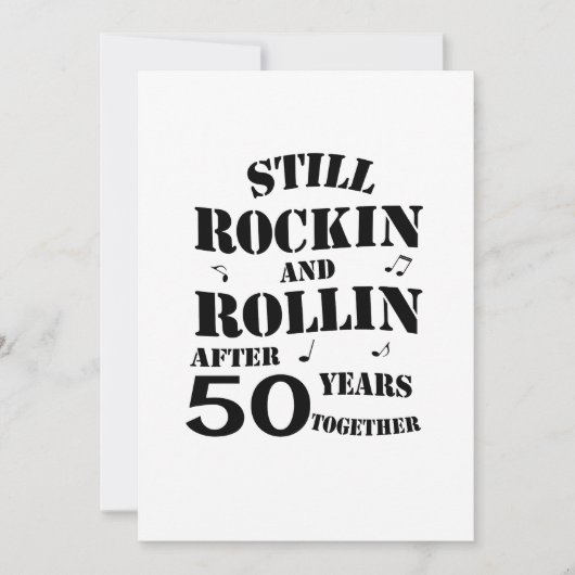 50e Jubileum - 50 jaar Jubileum paren Kaart (Voorkant)