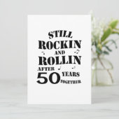 50e Jubileum - 50 jaar Jubileum paren Kaart (Staand voorkant)