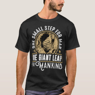 50e Jubileum Apollo 11 maanlanding voetafdruk T-shirt