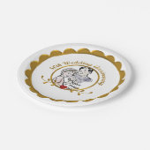 50e Jubileum Borden Papieren Bordje (Gekanteld)