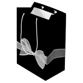 50e Jubileum Bow op zwart Medium Cadeauzakje