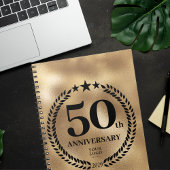50e Jubileum Business Logo Gold Notitieboek