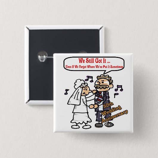 50e Jubileum Button (Voorkant /achterkant)