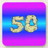 50e Jubileum Celebratie-Onderzetters Bier Onderzetter (Voorkant)