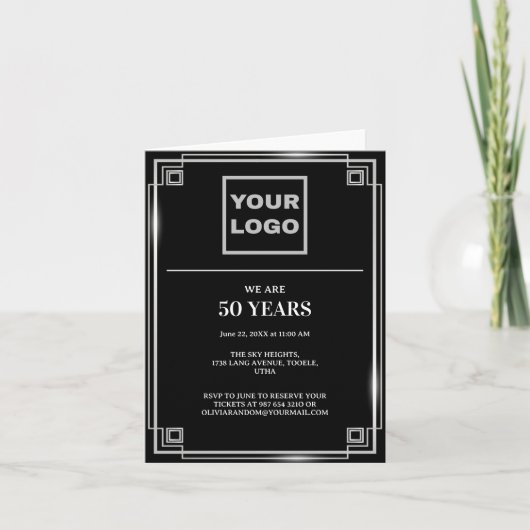 50e Jubileum Celebration Business logo (Voorkant)