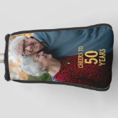 50e Jubileum Cheers Foto Golf Head Hoesje Golfheadcover (Voorkant)