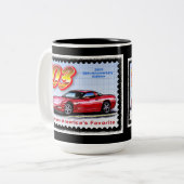 50e Jubileum Corvette 2003 Tweekleurige Koffiemok (Voorkant links)
