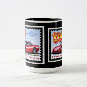 50e Jubileum Corvette 2003 Tweekleurige Koffiemok (Center)