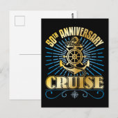50e Jubileum cruise Briefkaart (Voorkant / Achterkant)