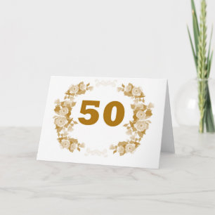 50e Jubileum dank u kaart