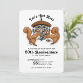 50e Jubileum Disco-eekhoorns Kaart (Staand voorkant)