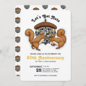 50e Jubileum Disco Squirrels Kaart (Voorkant / Achterkant)