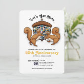 50e Jubileum Disco Squirrels Kaart (Staand voorkant)