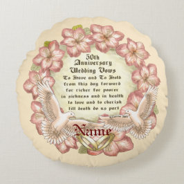 50e Jubileum Duiven aangepaste kussen