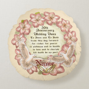 50e Jubileum Duiven aangepaste kussen