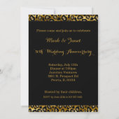 50e Jubileum Exotic Leopard Design Kaart (Achterkant)