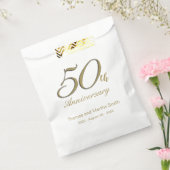 50e Jubileum Favor Cake Bags op maat Bedankzakje (Gezegeld)