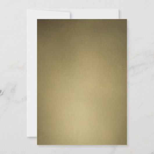 50e Jubileum feest gouden bruiloft Kaart (Achterkant)