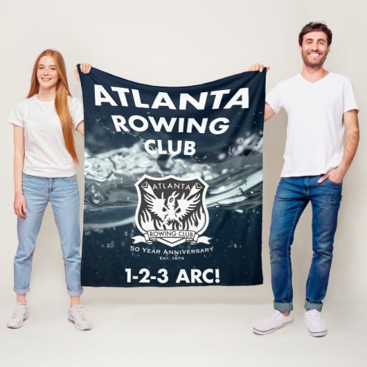 50e Jubileum fleecedeken, 50 "x60" Fleece Deken (In situ)