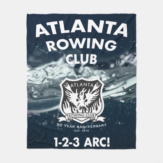 50e Jubileum fleecedeken, 50 "x60" Fleece Deken (Voorkant)