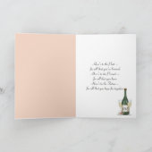 50e Jubileum Floral Bouquet Kaart (Binnen)