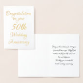 50e Jubileum Folie Kaarten (Display)