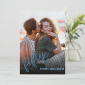 50e Jubileum foto-uitnodiging - elk jaar Kaart (Staand voorkant)