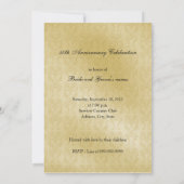 50e Jubileum Foto-uitnodigingen Kaart (Achterkant)