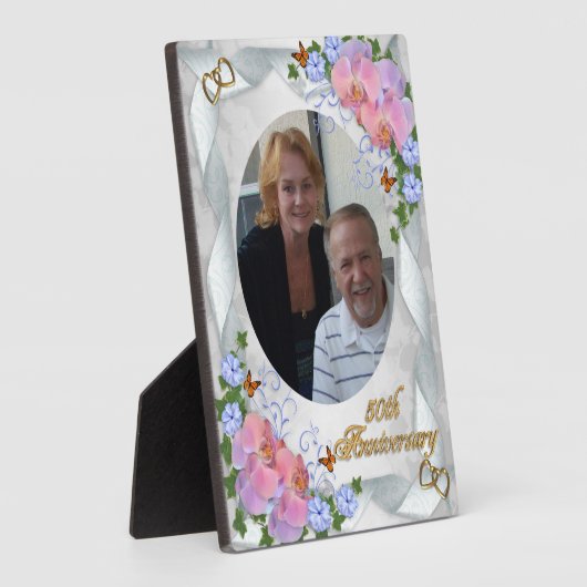 50e Jubileum fotoplaque Fotoplaat (Zijkant)
