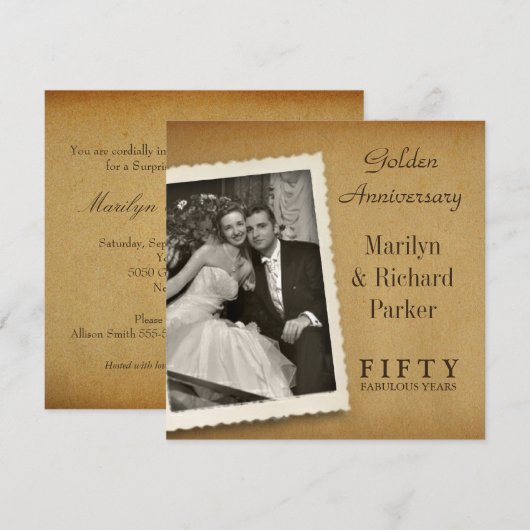  50e Jubileum Fotoplein-uitvindingen Kaart (Voorkant / Achterkant)