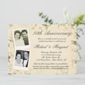 50e Jubileum - Fotouitnodigingen - Nu en dan Kaart (Staand voorkant)