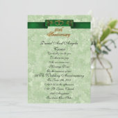 50e Jubileum gelofte verlenging Irish Invitation Kaart (Staand voorkant)