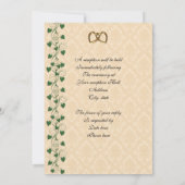 50e Jubileum gelofte verlenging Uitnodiging klimop (Achterkant)