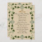 50e Jubileum gelofte vernieuwing Irish Unity knoop Kaart (Voorkant / Achterkant)